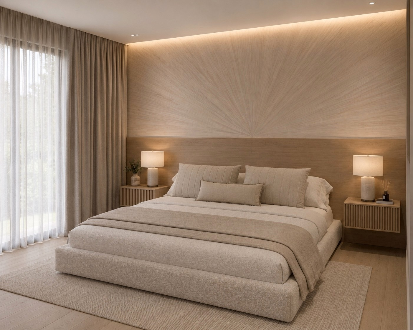 Suite · Dormitorio principal · Visualización 3D de Florette